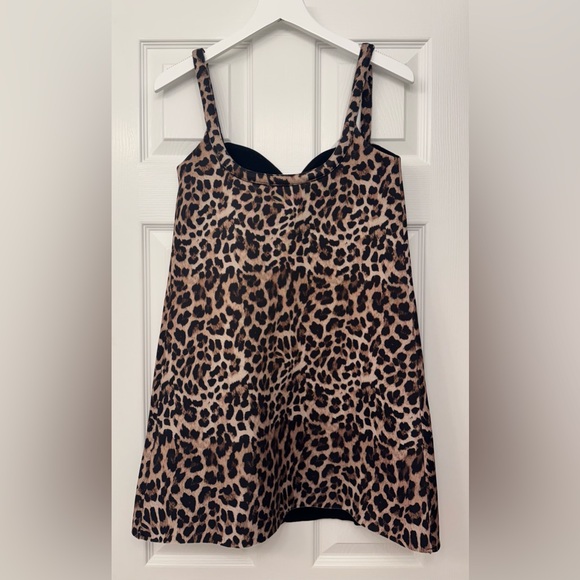 ANTHROPOLOGIE Leopard Mini Dress (XS) - Picture 6 of 7